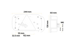 Lampa tylna ASPÖCK Multipoint III 8 funkcji prawa