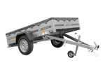 Przyczepka lekka 200x125 UNITRAILER GARDEN 201 KIPP z plandeką szarą