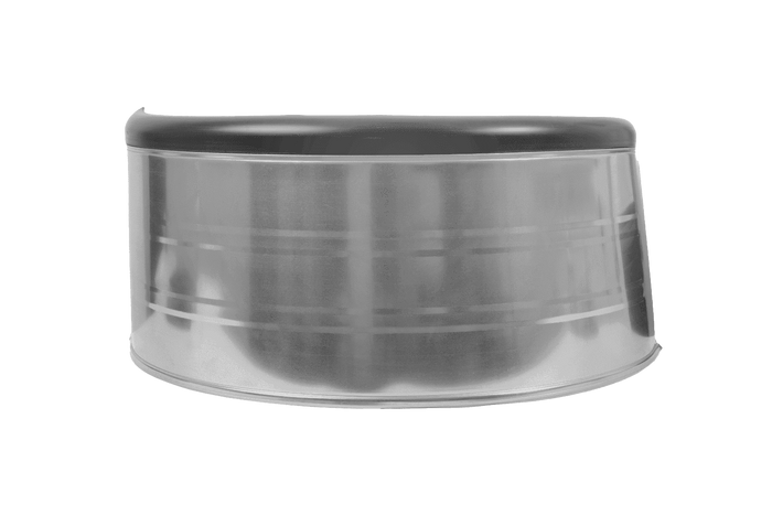 Błotnik bliźniak do przyczepy 15-16" DOMAR DK7120 nadkole 880/400mm metalowy z gumową krawędzią