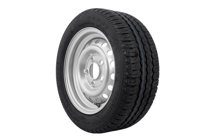 Koło wzmacniane do przyczepy OPONA WANDA 195/50 R13C 104/101N FELGA TRAILER TOP 5.5Jx13"H2 5x112 ET:30