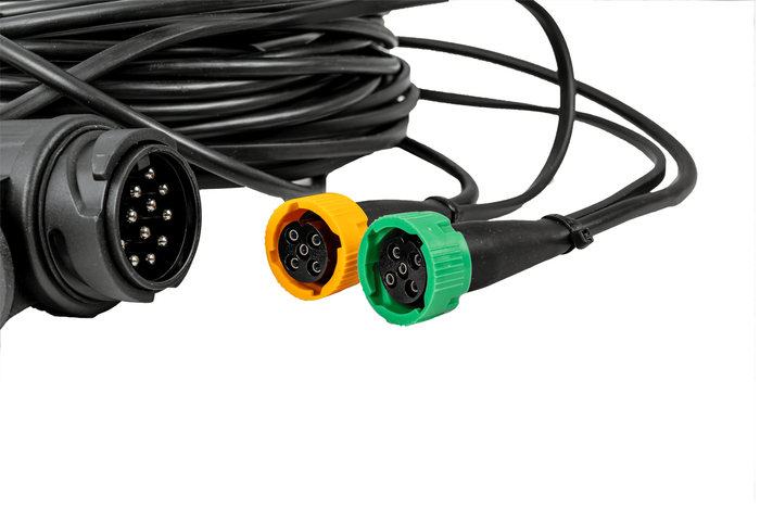 Zestaw świateł: lampy tylne FRISTOM FT-270 LED + lampy obrysowe FRISTOM FT-145 LED + wiązka MANTES 7m 13-PIN