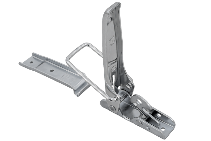 Zaczep burtowy z zapinaczem STEELPRESS ZB-01+Z-02 kompletne zamknięcie burty przyczepy