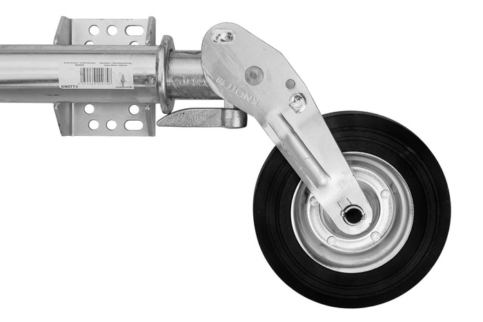 Koło podporowe KNOTT ATK60 automatyczne z uchwytem 250kg 60mm 785-1020mm