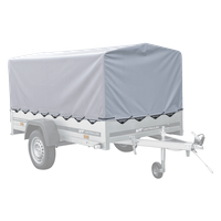Pokrowiec na stelaż h-800 UNITRAILER plandeka do przyczepy 230x125cm GARDEN 230 KIPP