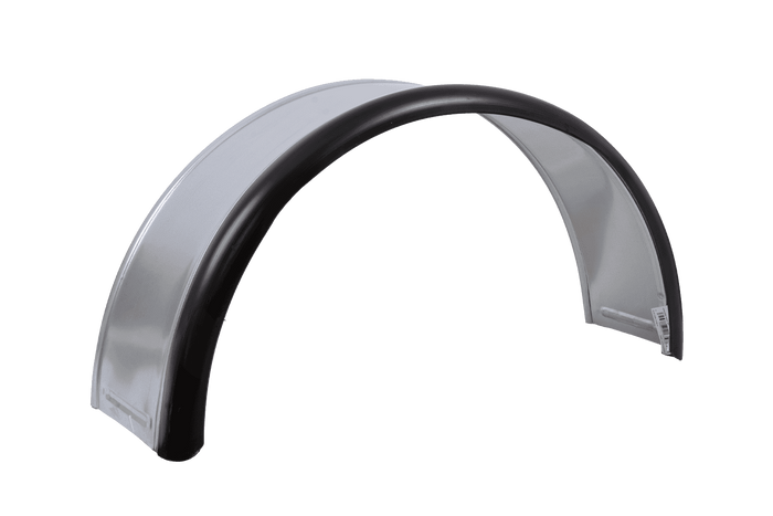 Błotnik do przyczepy 13-15" DOMAR DK7110 nadkole 820/240mm metalowy z gumową krawędzią