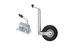 Koło podporowe z klemą obejmą żeliwną KNOTT TK48+LBG48 150kg 48mm 500-720mm