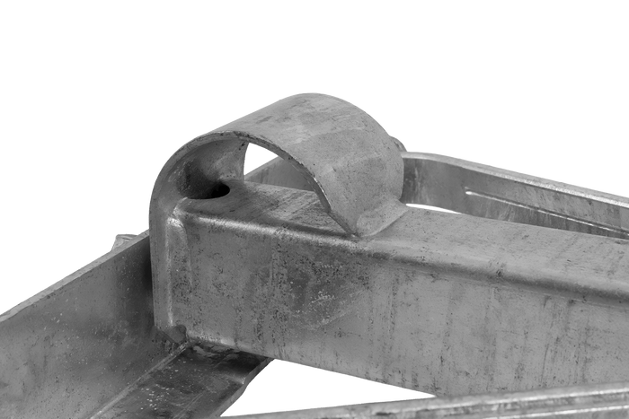 Podpora wysuwana narożna KNOTT 6X1197.007 stabilizator do przyczepy lawety 1100kg 498mm