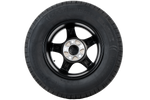 Koło wzmacniane do przyczepy OPONA KENDA 185/80 R14C 104/102N FELGA ALU STARCO czarna 5.5Jx14"H2 5x112 ET:30