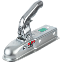 Zaczep kulowy KNOTT K7,5-L do przyczepki 750kg z dyszlem kwadratowym 60mm