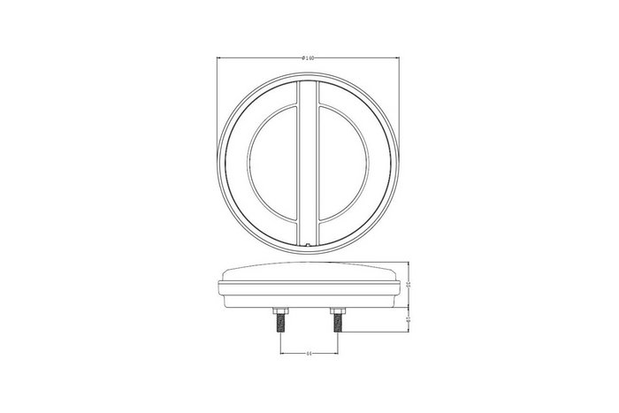 Lampa tylna TruckLED L1884 LED 3 funkcje prawa