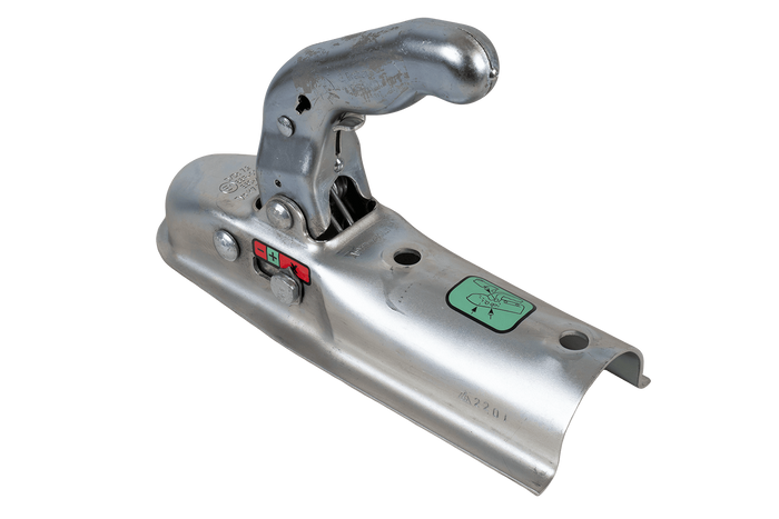 Zaczep kulowy KNOTT K7,5-D do przyczepki 750kg z dyszlem rurowym 60mm