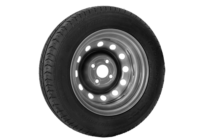Koło do przyczepki OPONA LINGLONG 165/70 R13 79N FELGA UNITRAILER 4Jx13"H2 4x100 ET:30