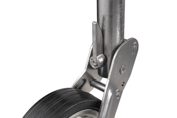 Koło podporowe KNOTT ATK60 wzmocnione z uchwytem 350kg 60mm 785-1020mm