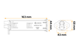 Zestaw dwóch klinów składanych pod koła LOKHEN ORIGAMY 46 h: 190 mm / komplet z uchwytem