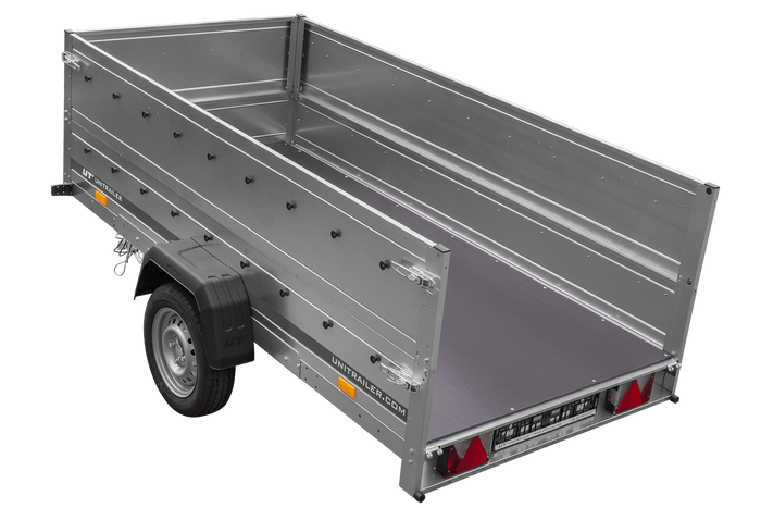 Przyczepka lekka 264x125 UNITRAILER GARDEN 264 KIPP z burtami BIS