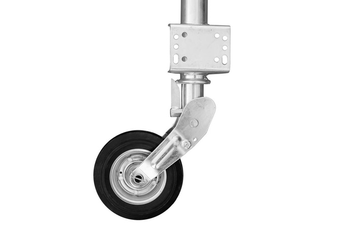 Koło podporowe UNITRAILER automatyczne z uchwytem 250kg 60mm 785-955mm