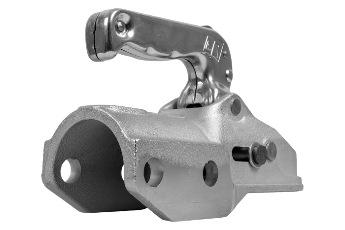 Zaczep kulowy WINTERHOFF WW 350-RCH-1616 do przyczepy 3500kg z dyszlem rurowym 60mm żeliwny
