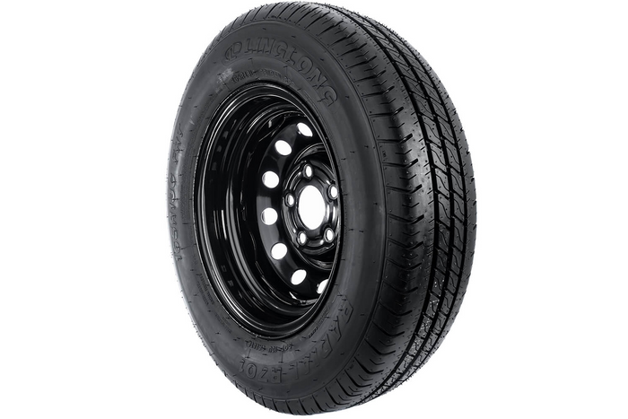 Koło wzmacniane do przyczepy OPONA LINGLONG 165/80 R13C 96/94N FELGA UNITRAILER czarna 4.5Jx13"H2 5x112 ET:30