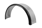 Błotnik do przyczepy 13-15" DOMAR DK7110 nadkole 820/240mm metalowy z gumową krawędzią