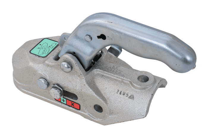 Zaczep kulowy KNOTT K27-B do przyczepy 2700kg z dyszlem rurowym 45mm żeliwny